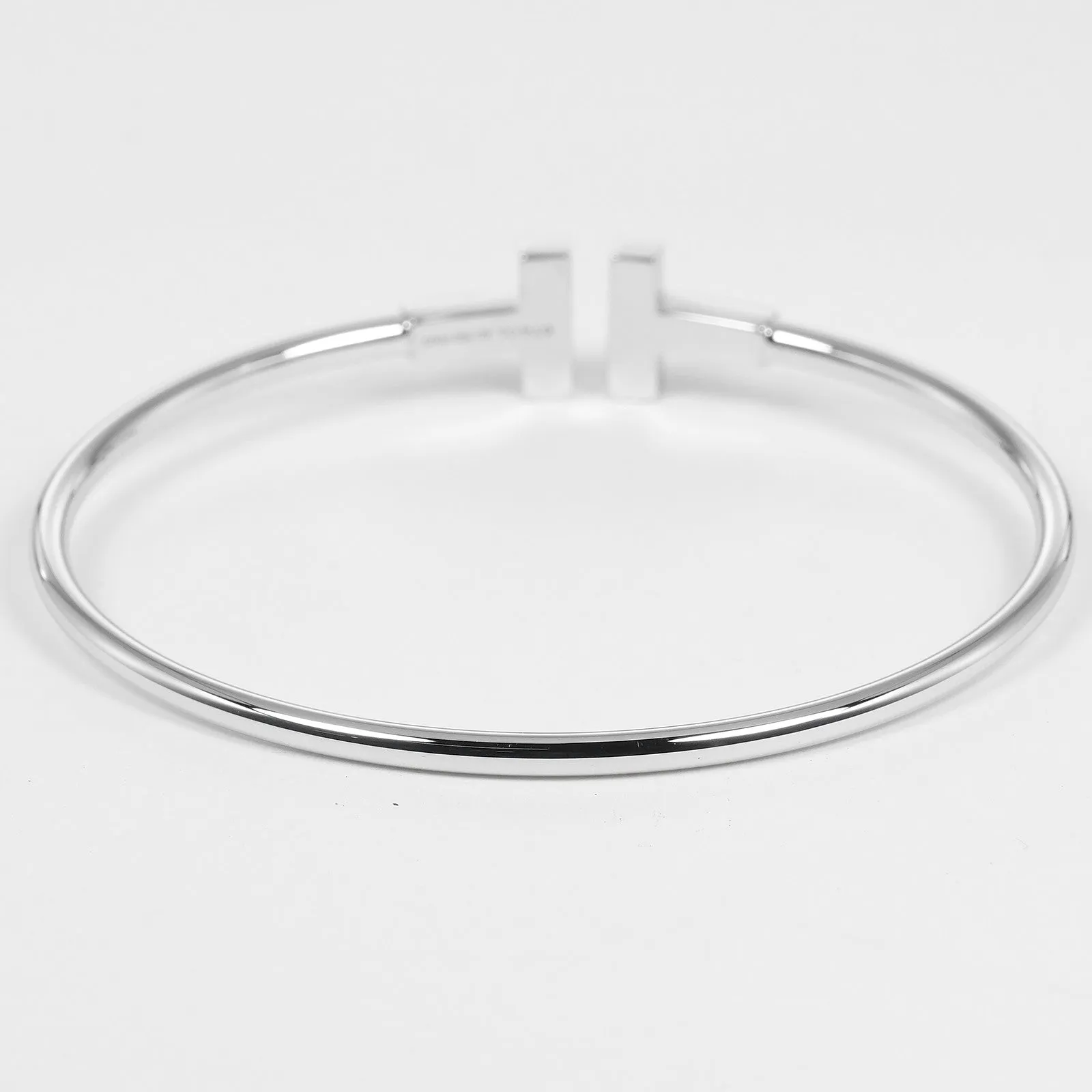 Tiffany & Co. - Bracelet T Wire en or blanc 18 ct et diamants sold by 58 Facettes product image thumbnail 3