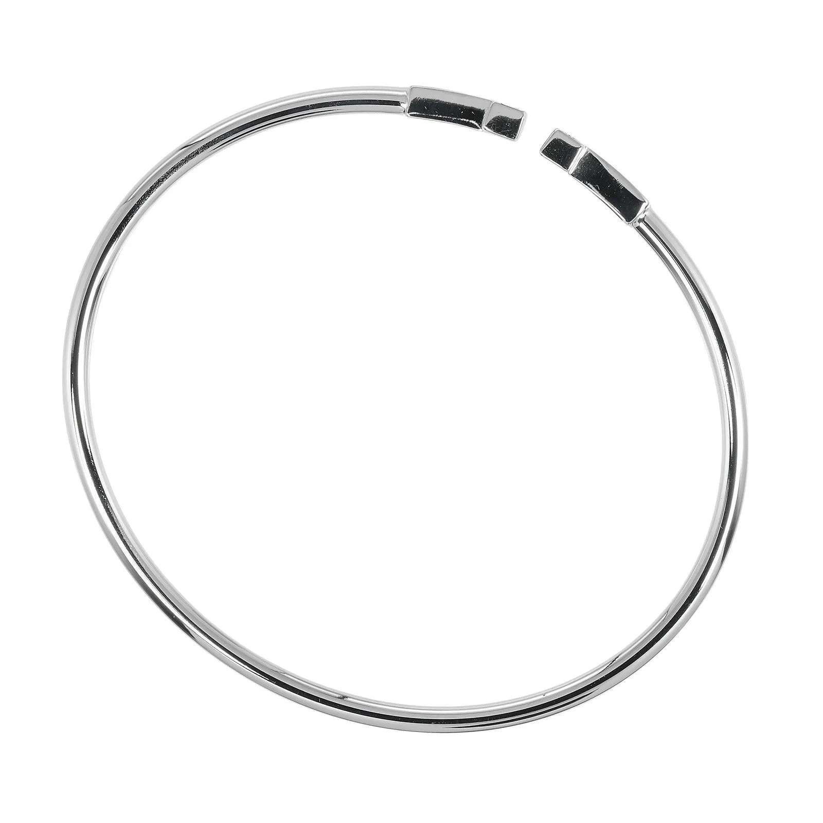 Tiffany & Co. - Bracelet T Wire en or blanc 18 ct et diamants sold by 58 Facettes product image thumbnail 5