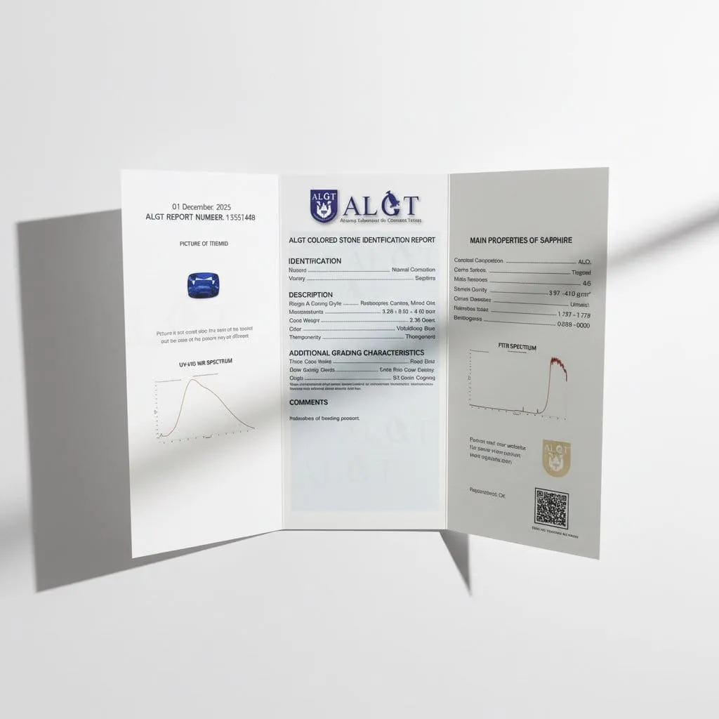 Bague cocktail - Saphir et diamants en or blanc 18 carats sold by 58 Facettes product image thumbnail 5