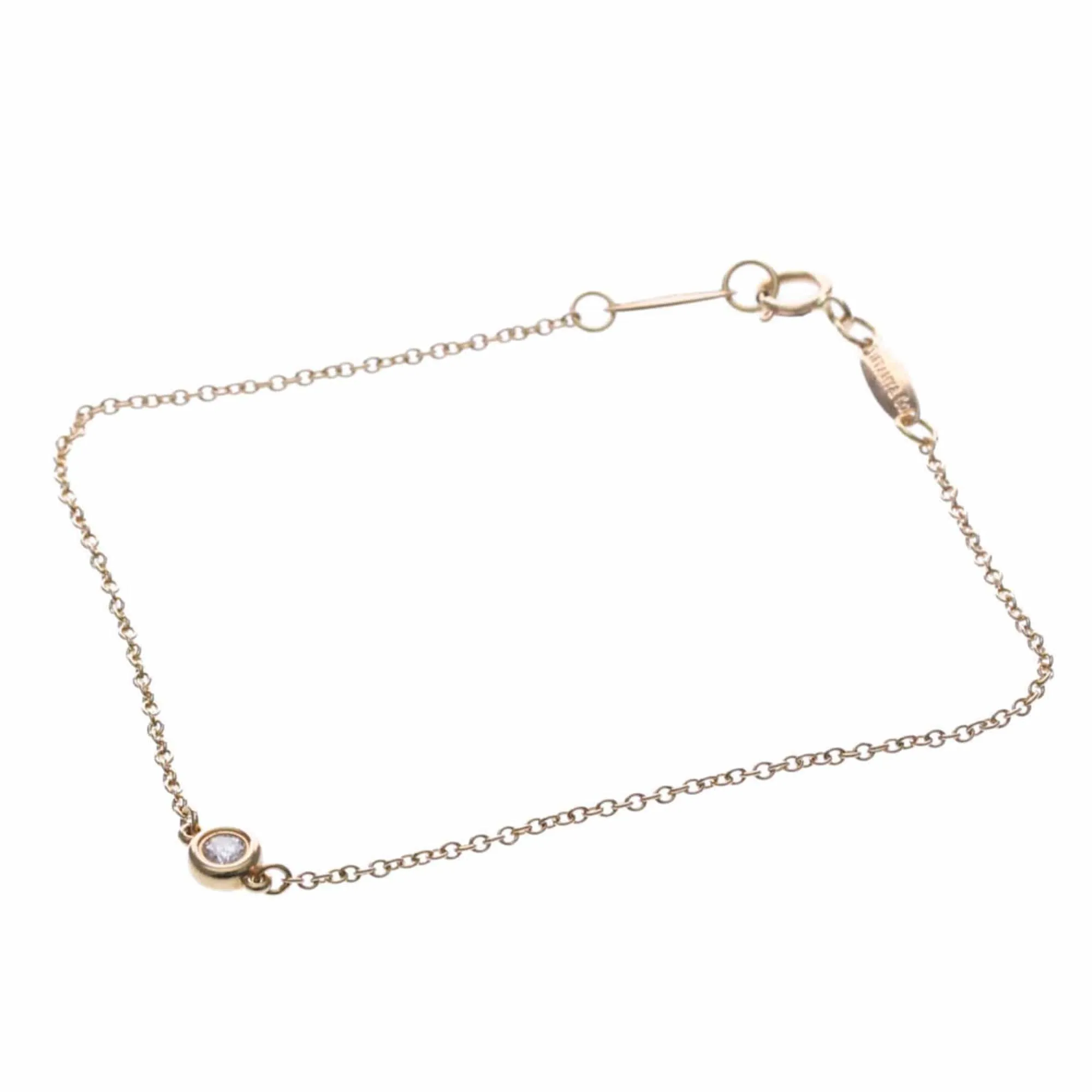 Tiffany & Co. Elsa Peretti Diamonds by the Yard - Bracelet en or rose 18k avec diamant sold by 58 Facettes