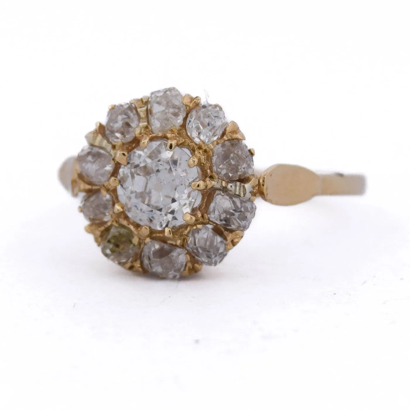 Bague vintage grappe - Bague en or 18 carats et diamants sold by 58 Facettes product image thumbnail 4