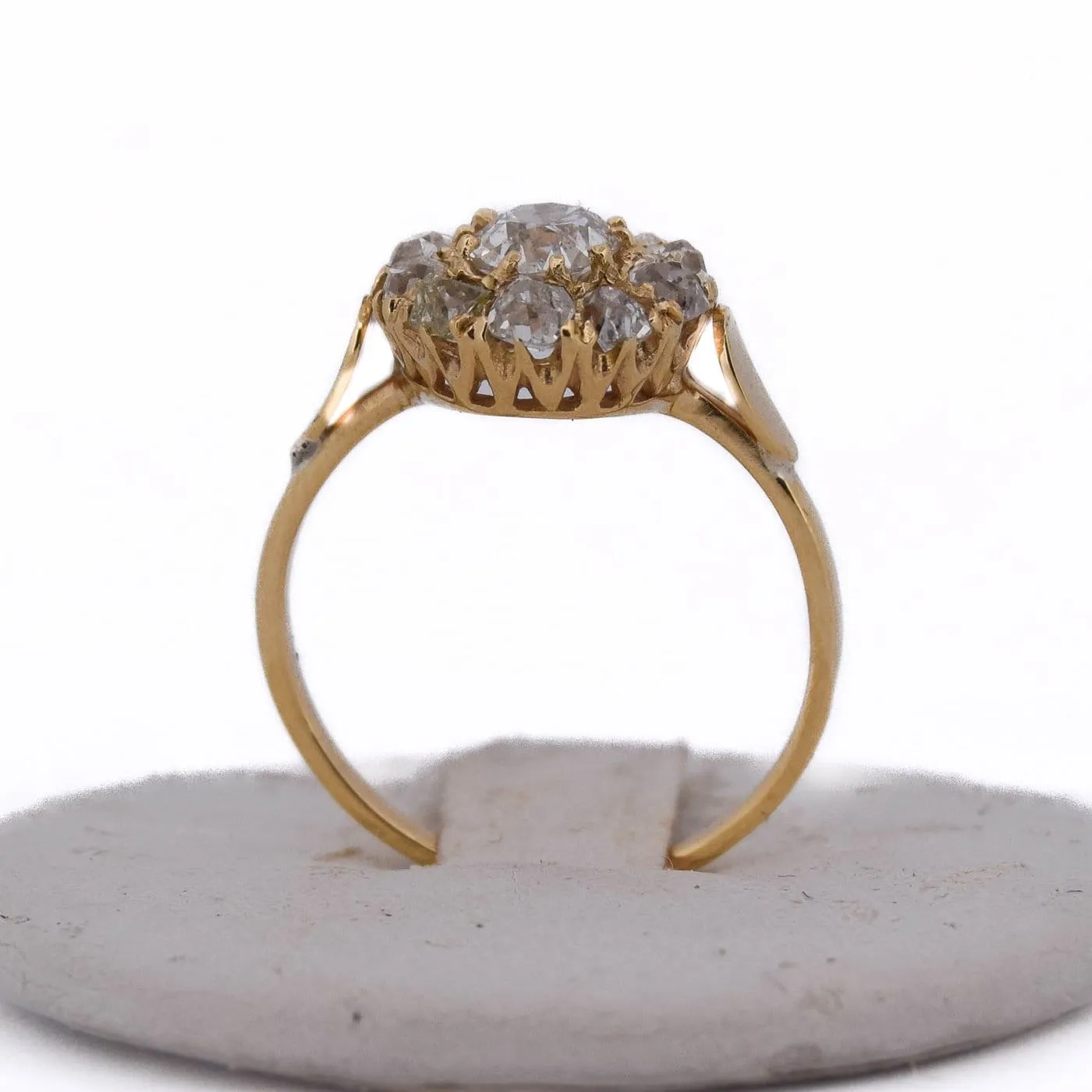 Bague vintage grappe - Bague en or 18 carats et diamants sold by 58 Facettes product image thumbnail 5