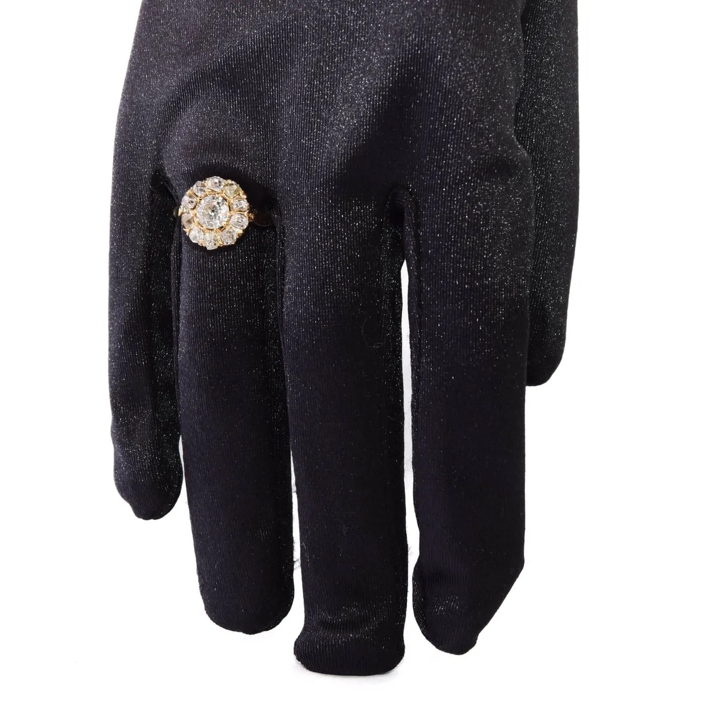 Bague vintage grappe - Bague en or 18 carats et diamants sold by 58 Facettes product image thumbnail 2