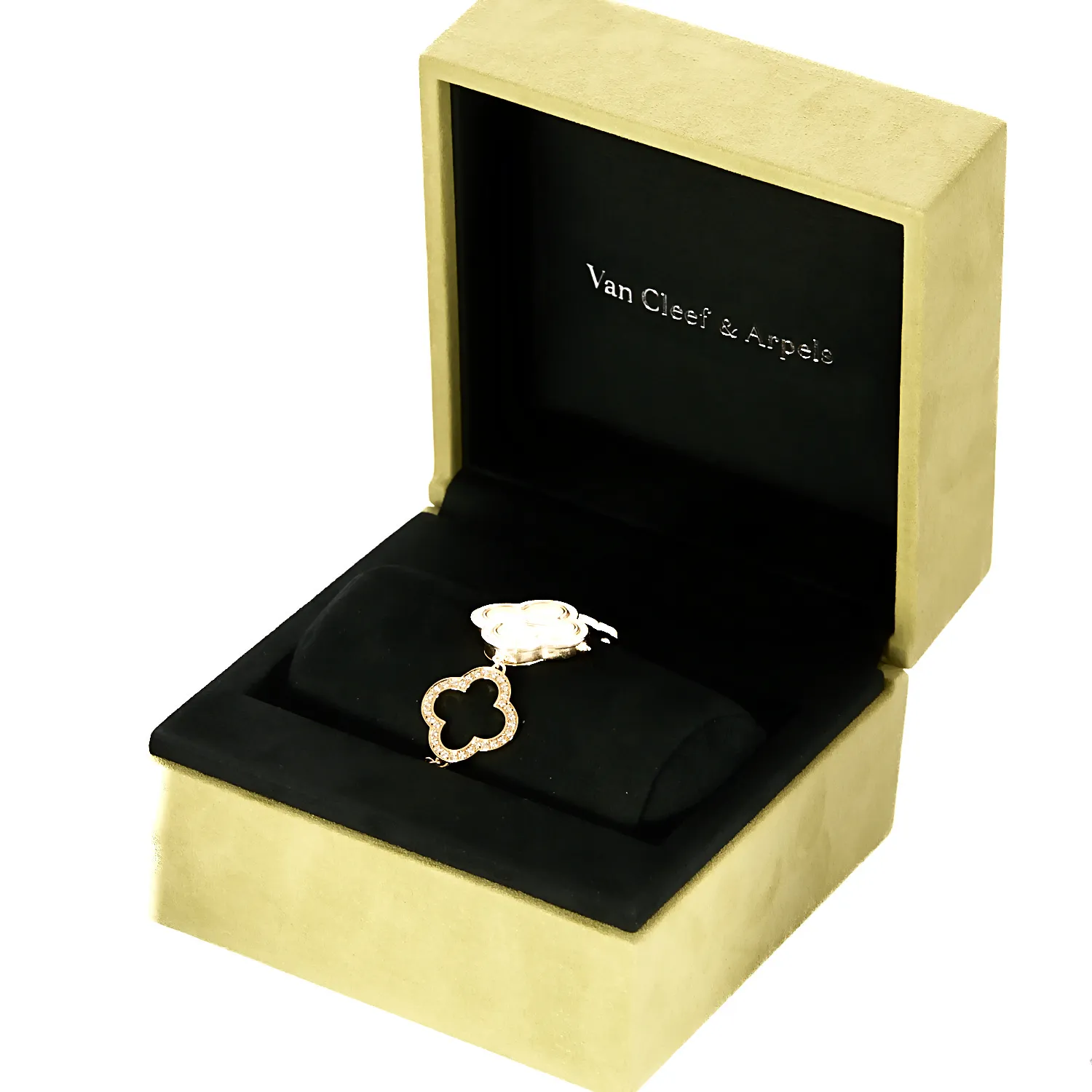 Montre Van Cleef & Arpels Alhambra or rose, nacre et diamants sold by 58 Facettes product image thumbnail 3