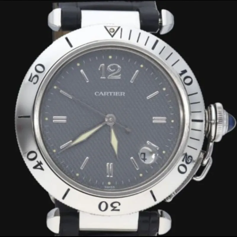 Cartier Pasha - Montre en acier made by 58 Facettes