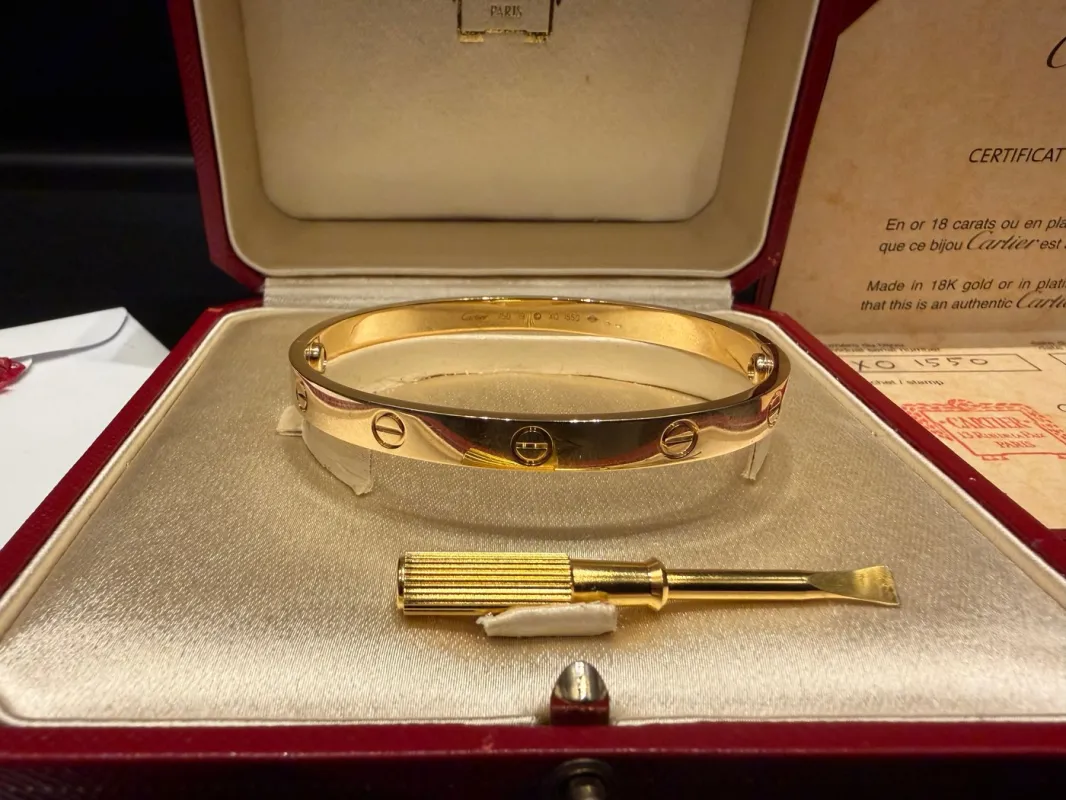 Cartier Love - Bracelet classique en or jaune 750 made by 58 Facettes