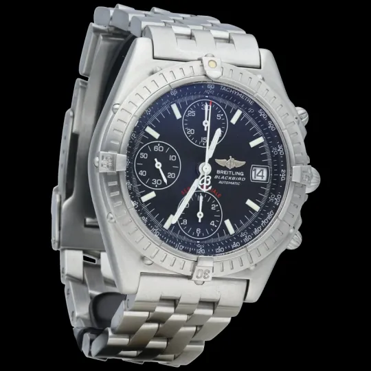 Breitling Chronomat Blackbird - Montre chronographe en acier sold by 58 Facettes product image thumbnail 4
