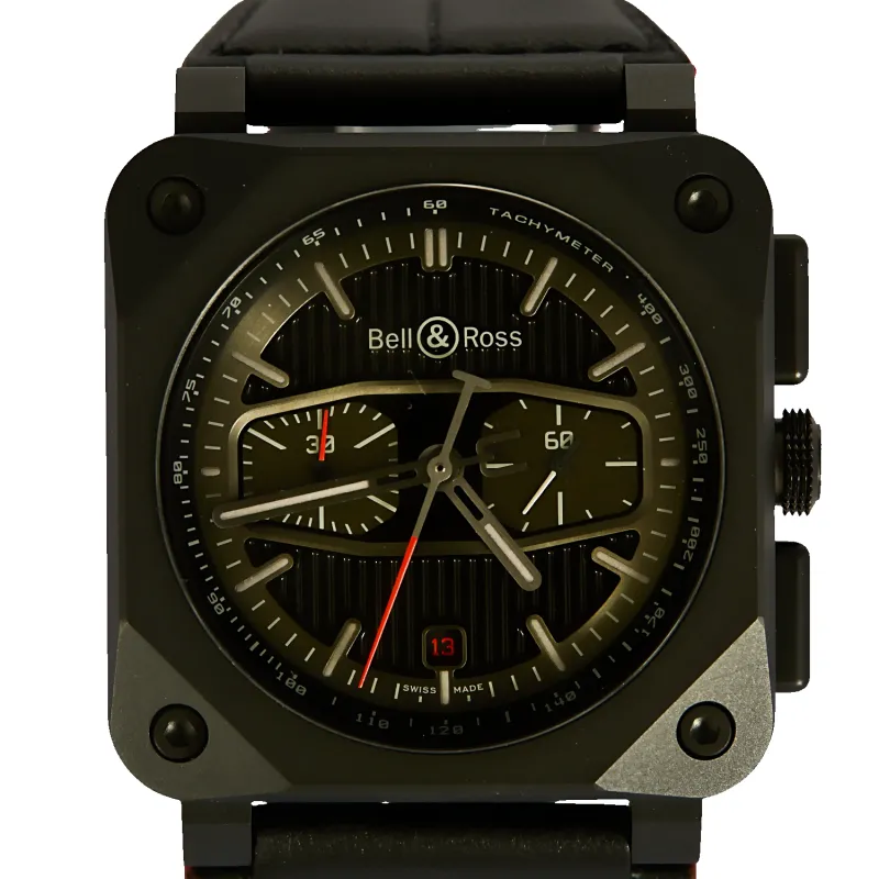 Bell & Ross BR-03 Chrono Blacktrack made by 58 Facettes