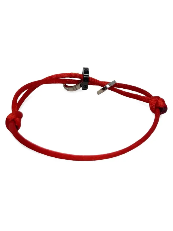 Cartier Love - Bracelet en or blanc 18K et céramique, diamants made by 58 Facettes
