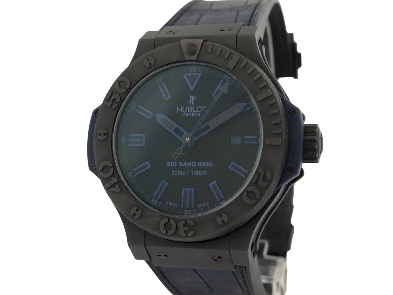 Hublot Big Bang King - Montre automatique en céramique noir/bleu sold by 58 Facettes product image thumbnail 3