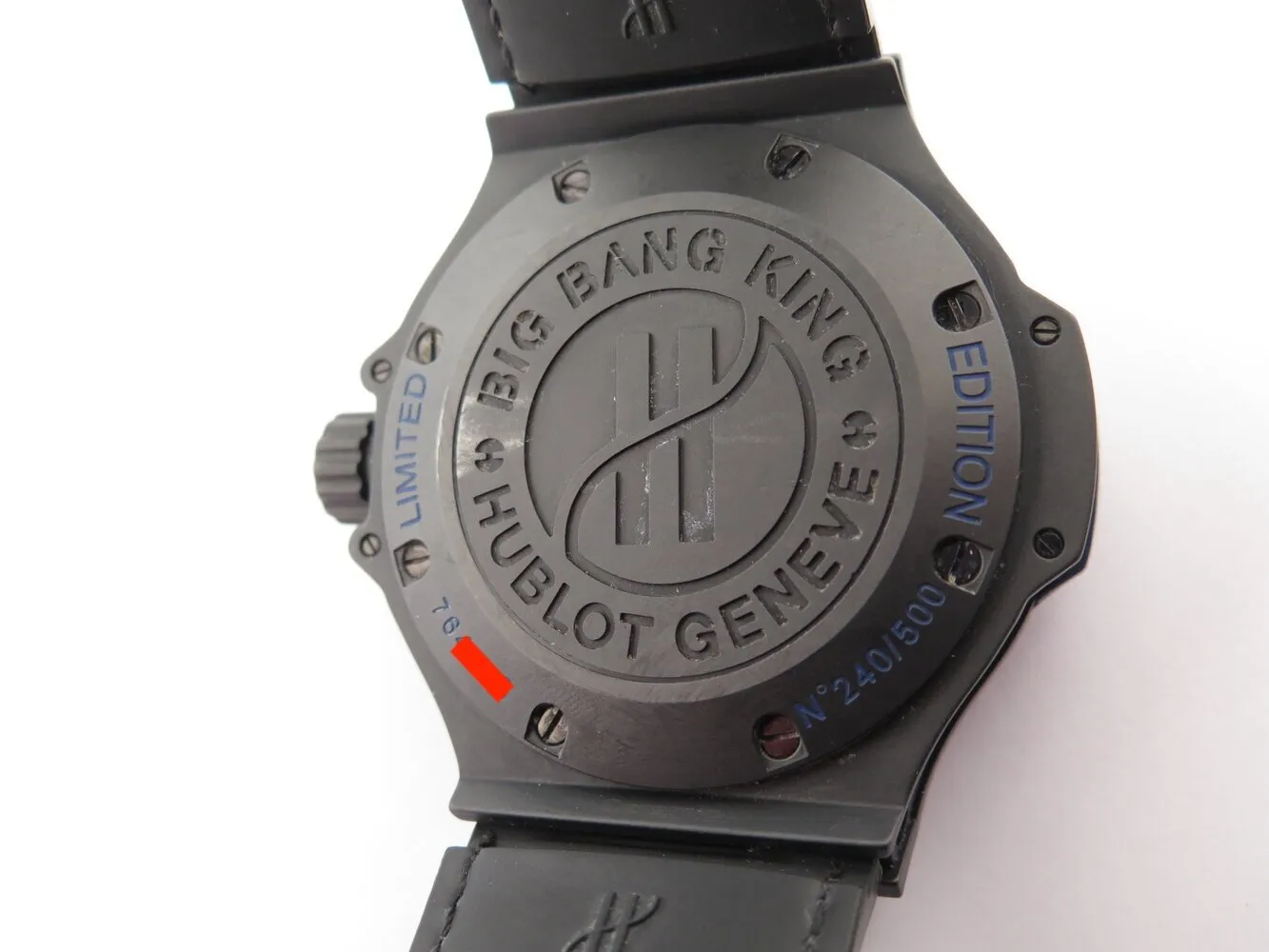 Hublot Big Bang King - Montre automatique en céramique noir/bleu sold by 58 Facettes product image thumbnail 4