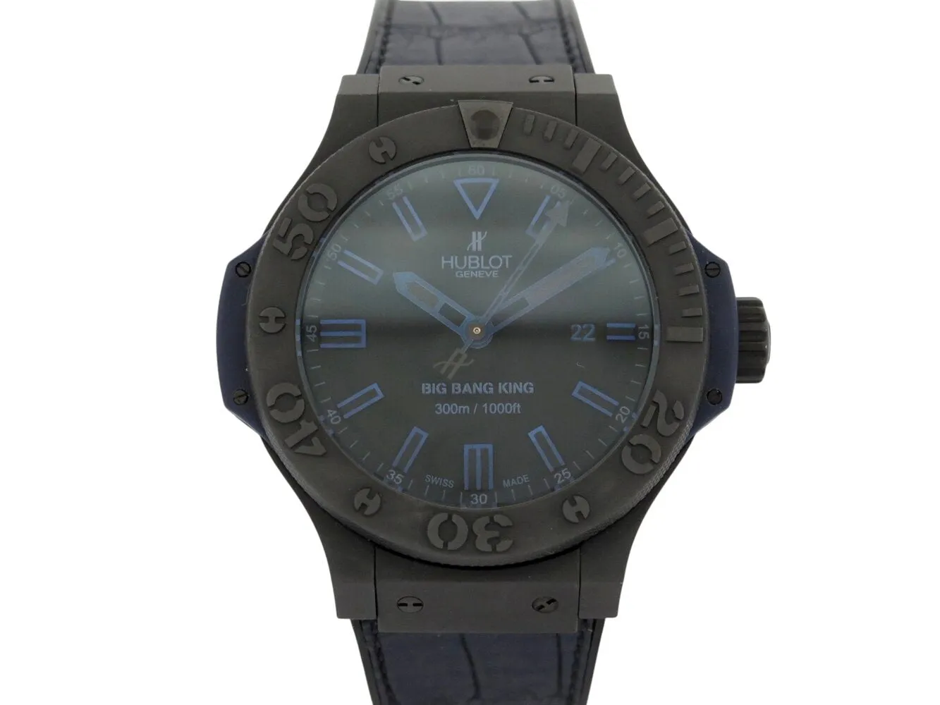 Hublot Big Bang King - Montre automatique en céramique noir/bleu sold by 58 Facettes