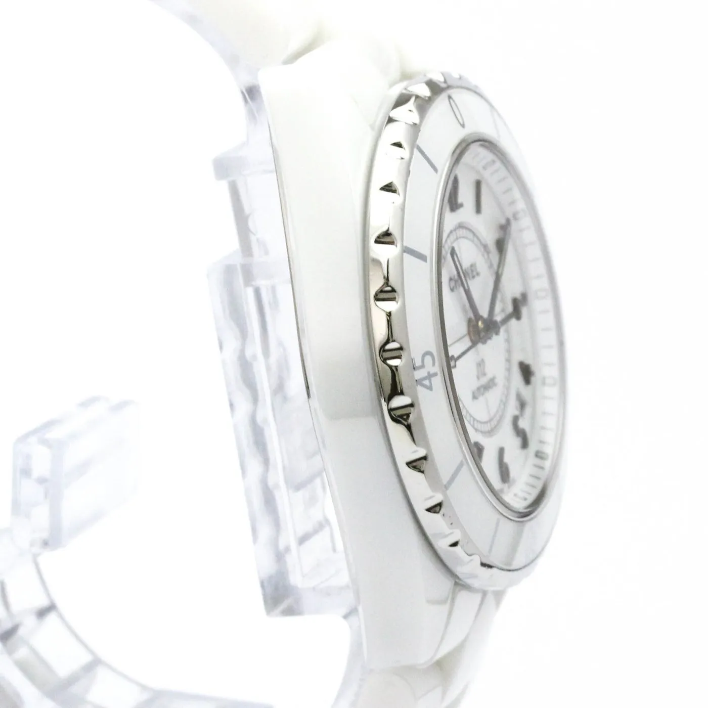 Chanel J12 - Montre automatique en céramique et acier inoxydable sold by 58 Facettes product image thumbnail 4