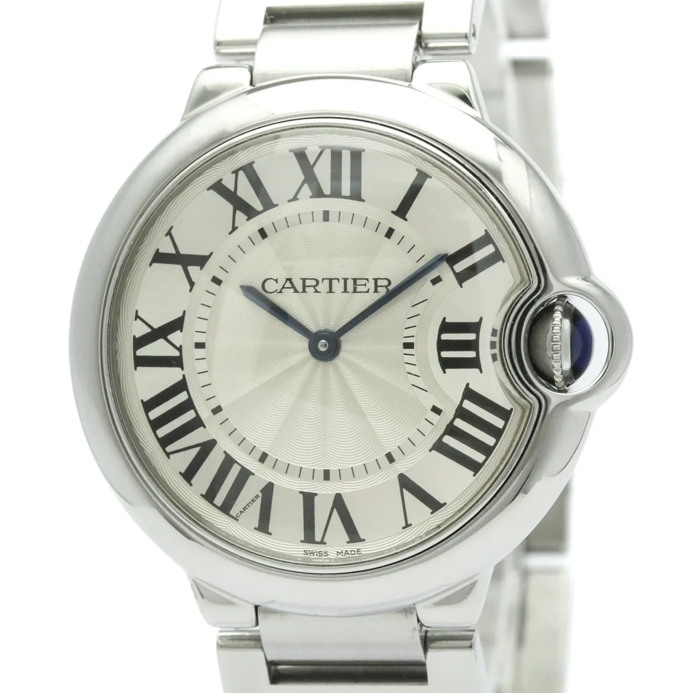 Cartier - Montre Ballon Bleu quartz en acier inoxydable sold by 58 Facettes product image thumbnail 2
