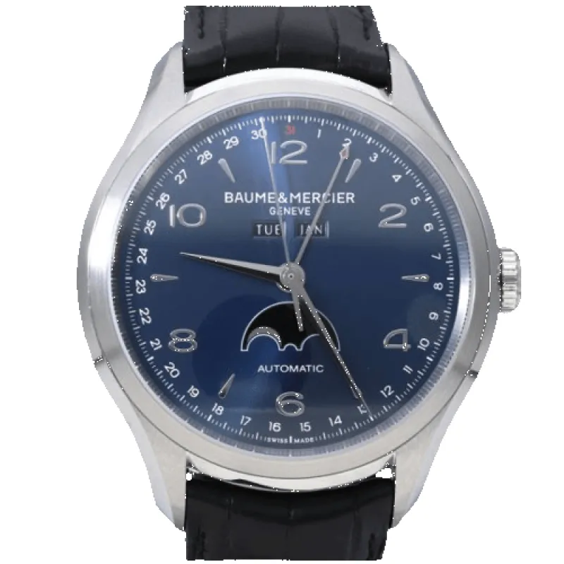 Baume & Mercier Clifton - Montre automatique homme en acier made by 58 Facettes