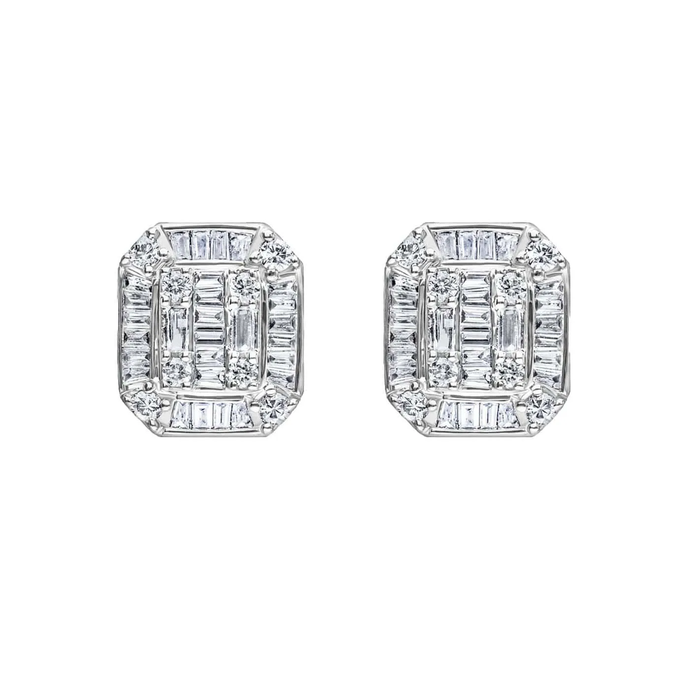 AITCHES - Boucles d’oreilles en or blanc 18K et diamants sold by 58 Facettes