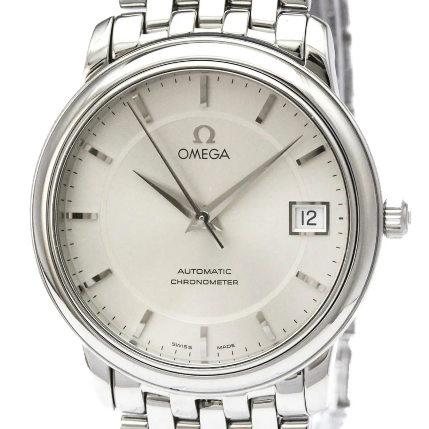 Omega De Ville - Montre chronomètre automatique en acier inoxydable sold by 58 Facettes product image thumbnail 2