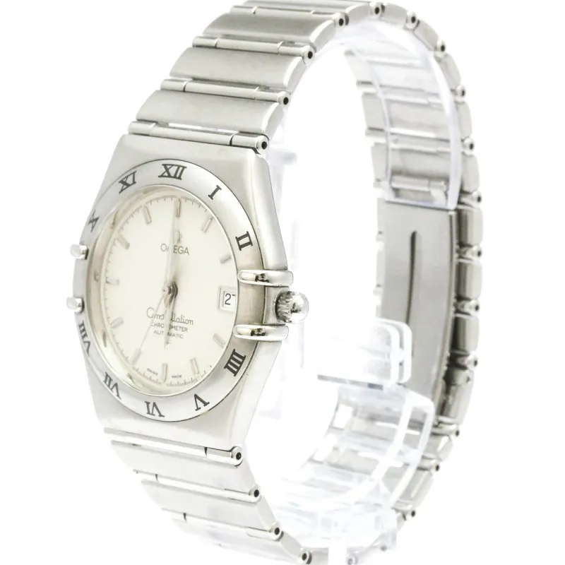 Omega Constellation - Montre quartz en acier inoxydable made by 58 Facettes