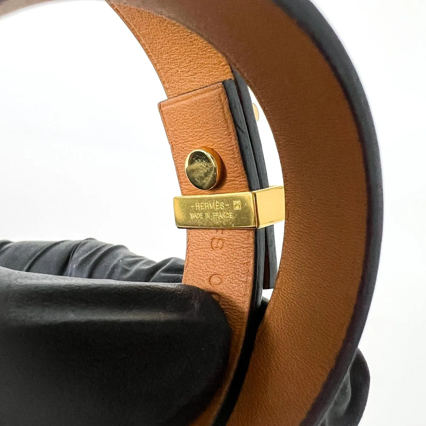 Hermes Mini Dog Double Tour Bracelet Leather sold by 58 Facettes product image thumbnail 5