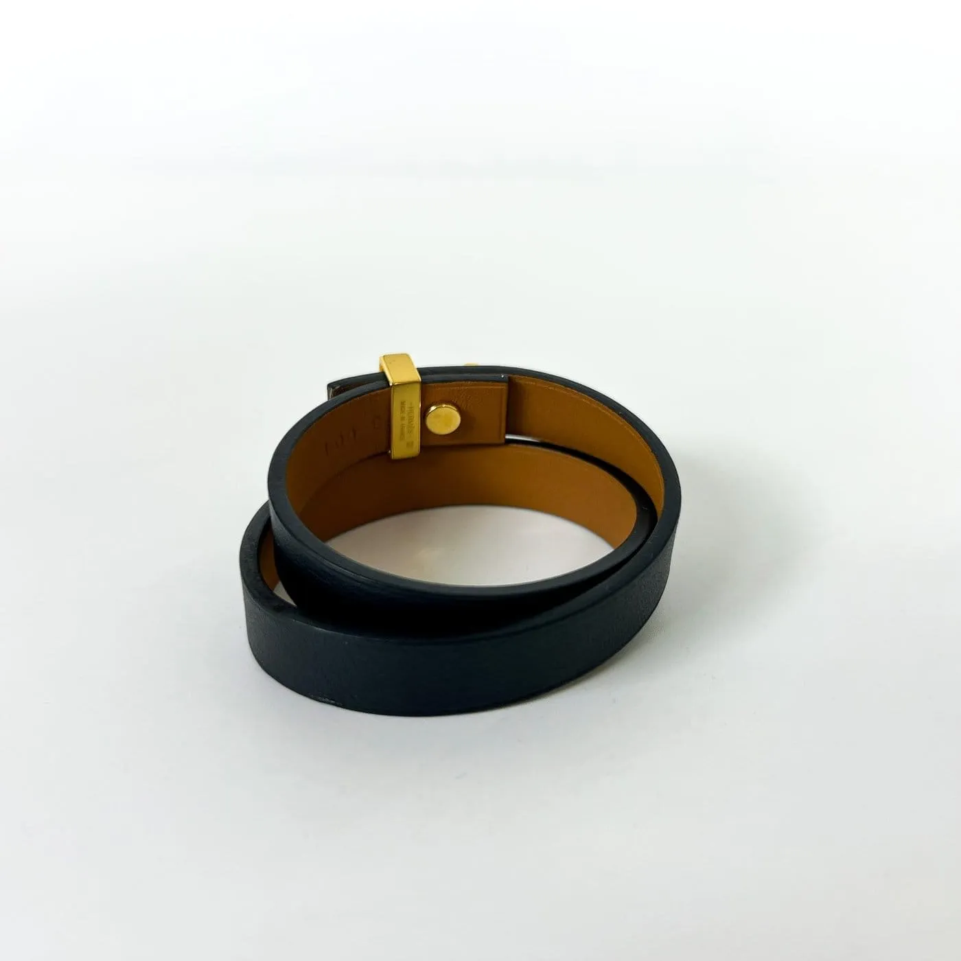 Hermes Mini Dog Double Tour Bracelet Leather sold by 58 Facettes product image thumbnail 2