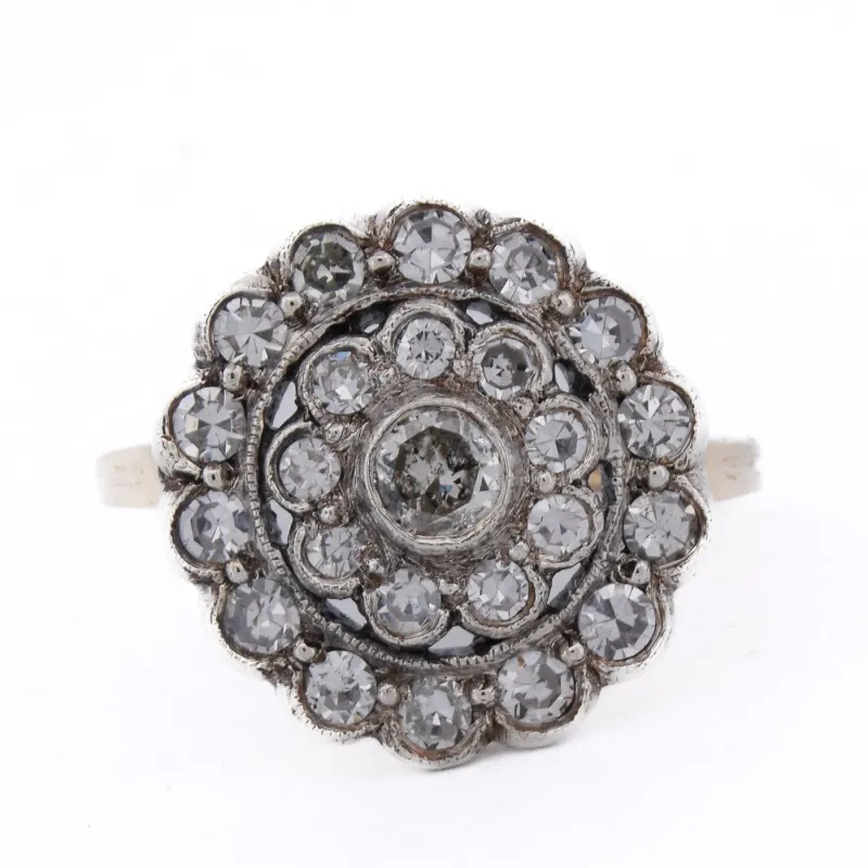 Bague vintage en or 18 ct et diamants made by 58 Facettes