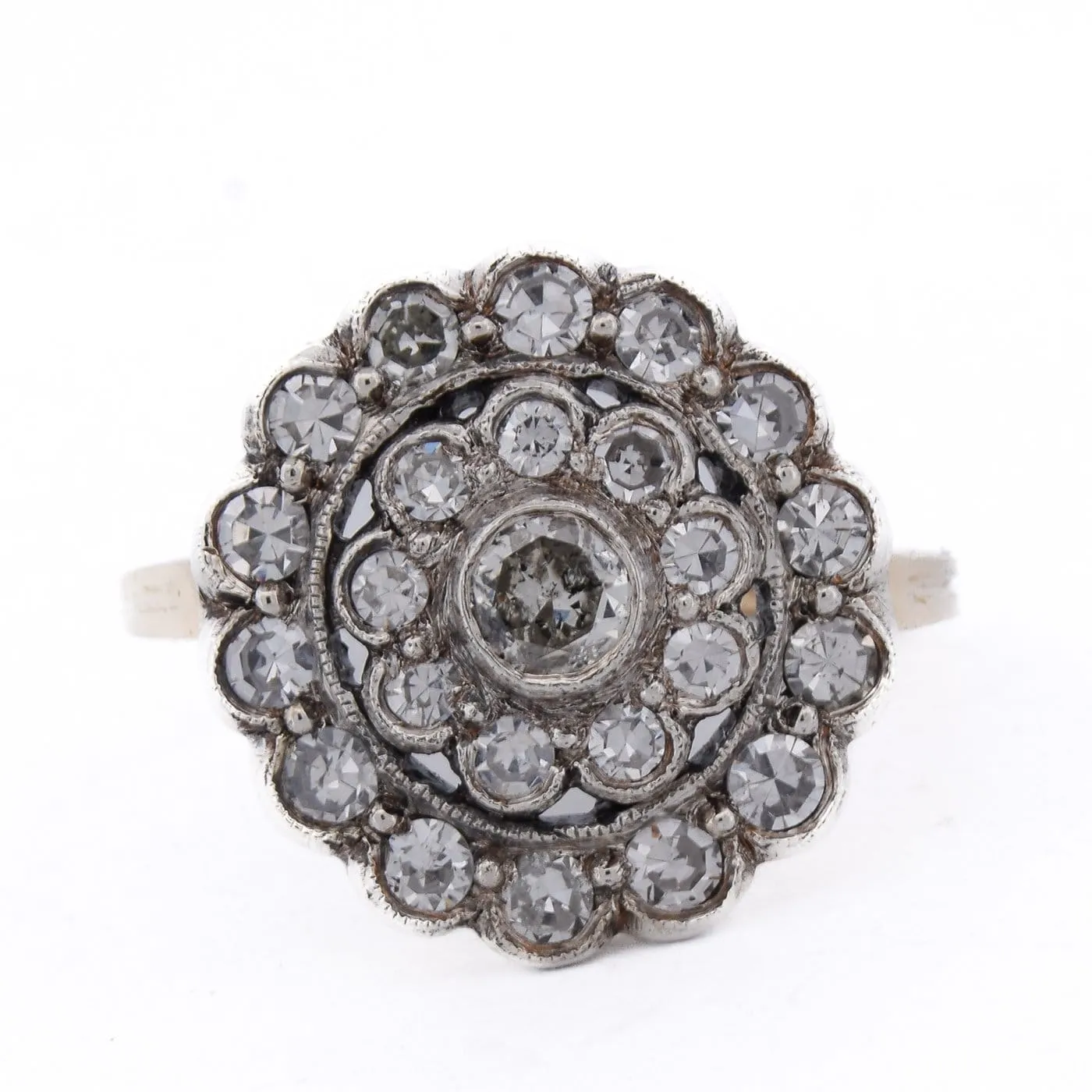 Bague vintage en or 18 ct et diamants sold by 58 Facettes