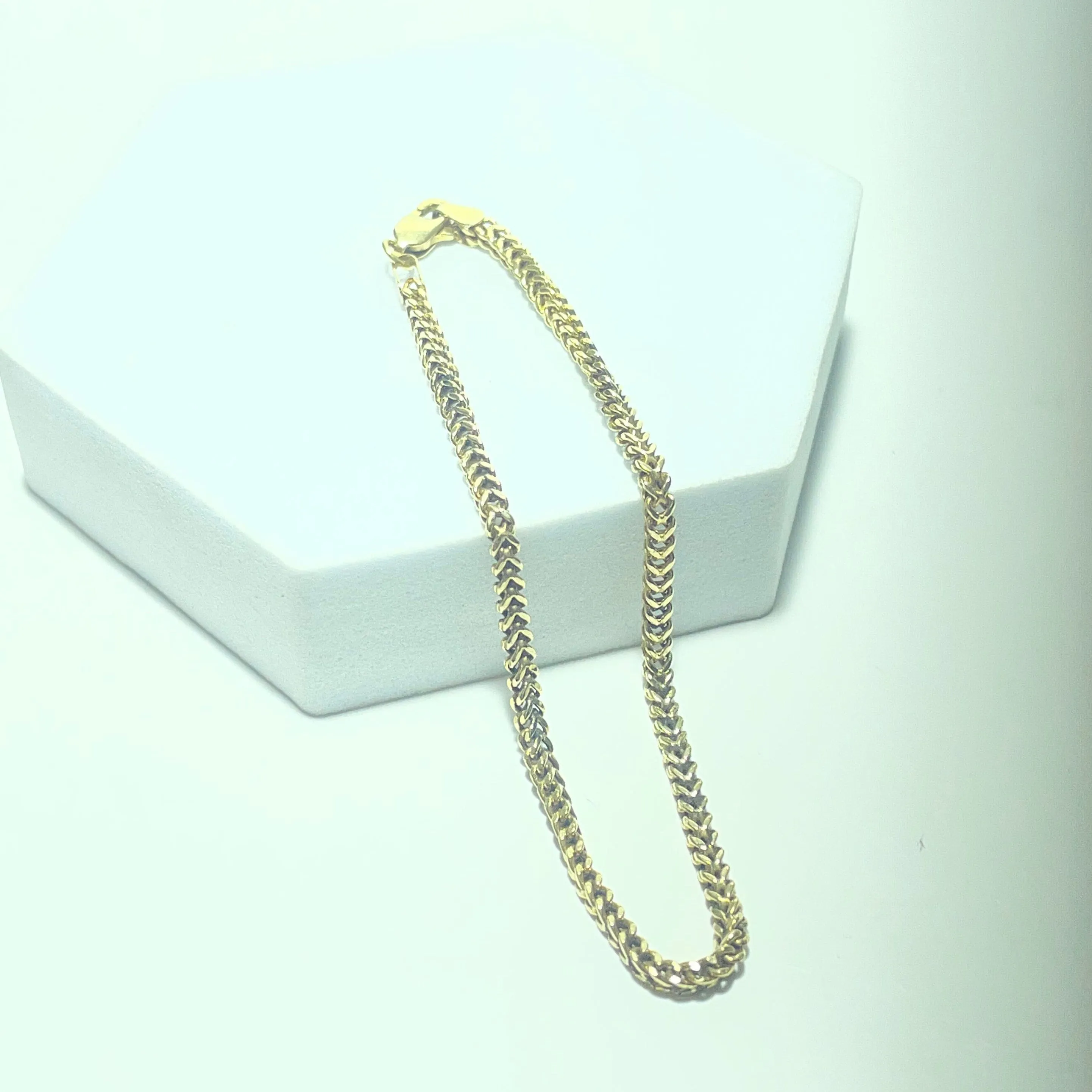 Gourmette - Bracelet en or jaune 18 carats sold by 58 Facettes product image thumbnail 4
