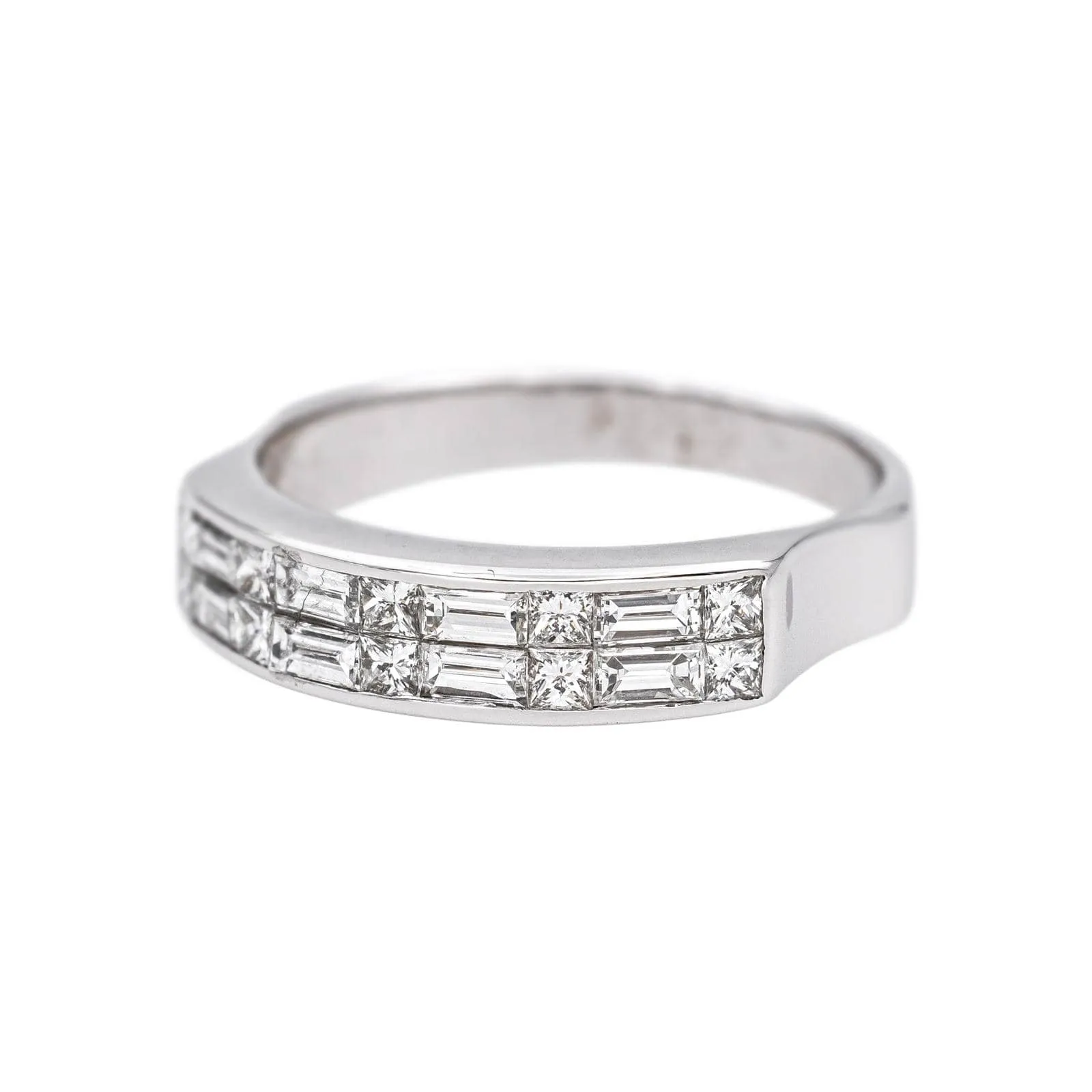 Bague en or blanc et diamants sold by 58 Facettes product image thumbnail 4
