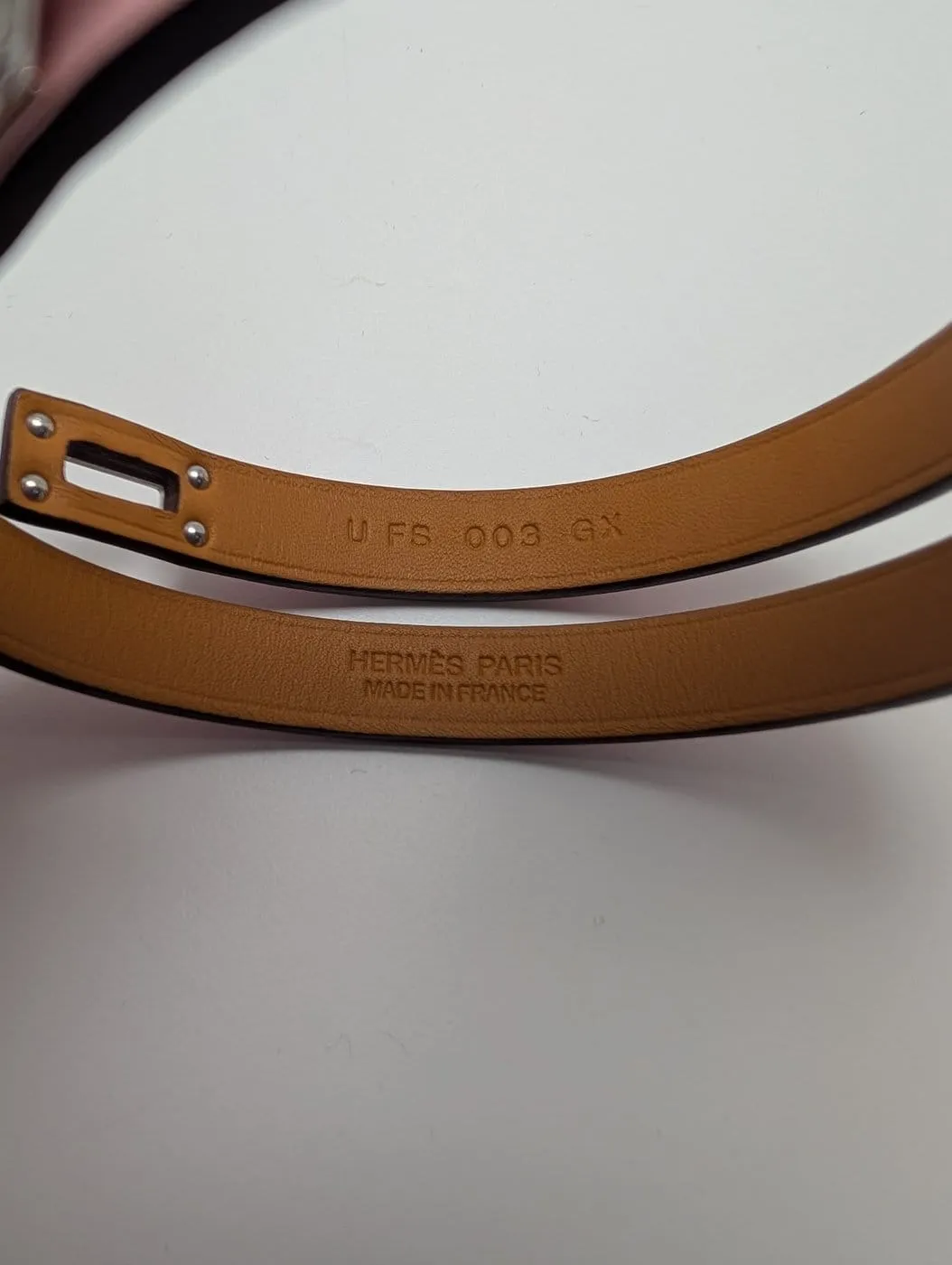Hermès Kelly Double Tour - Bracelet en acier et veau Swift sold by 58 Facettes product image thumbnail 4