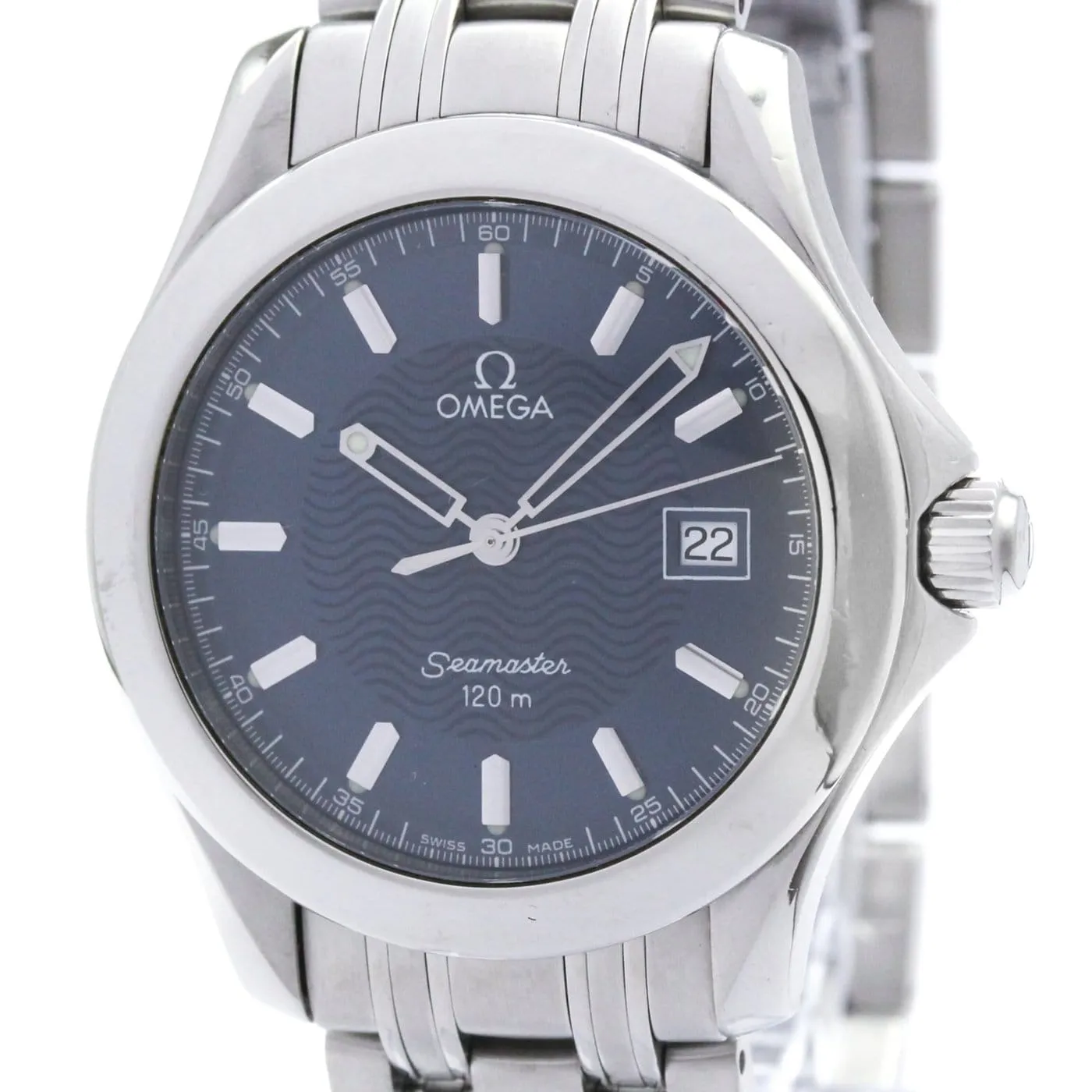 Omega Seamaster 120M - Montre quartz en acier inoxydable sold by 58 Facettes product image thumbnail 3