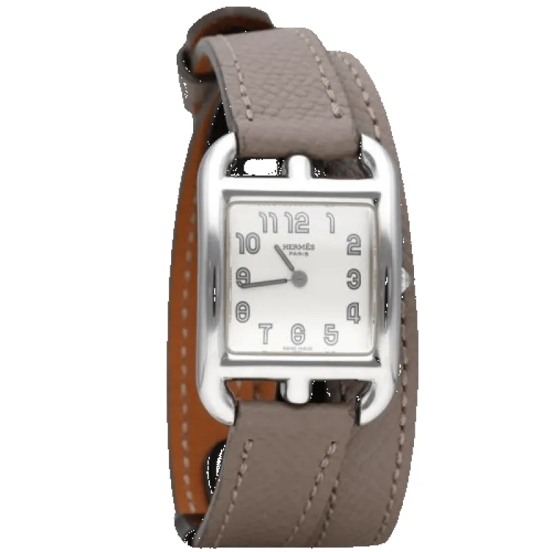 Hermès Cape Cod - Montre femme en argent made by 58 Facettes