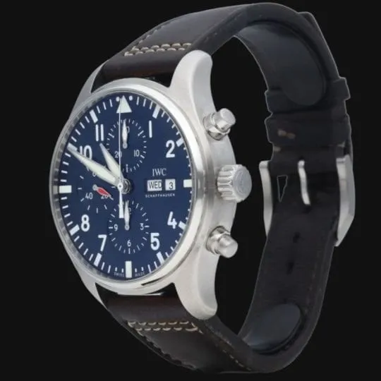 IWC Pilot Petit Prince - Montre chronographe en acier sold by 58 Facettes product image thumbnail 3