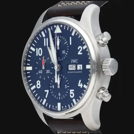 IWC Pilot Petit Prince - Montre chronographe en acier sold by 58 Facettes product image thumbnail 4