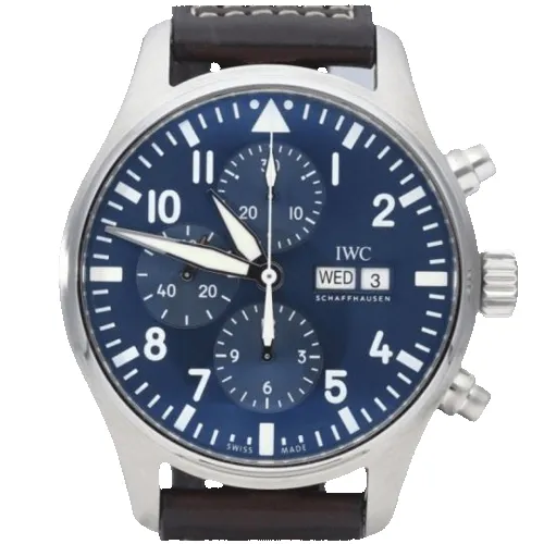 IWC Pilot Petit Prince - Montre chronographe en acier sold by 58 Facettes