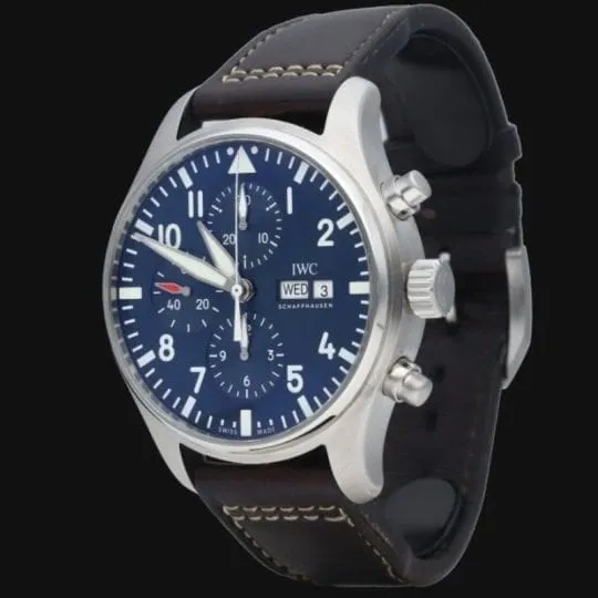 IWC Pilot Petit Prince - Montre chronographe en acier sold by 58 Facettes product image thumbnail 2