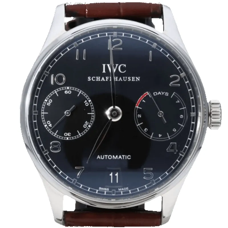 IWC Portuguese - Montre automatique en acier made by 58 Facettes