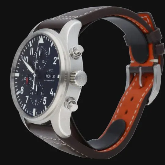 IWC - Montre Pilot Chronograph en acier sold by 58 Facettes product image thumbnail 4