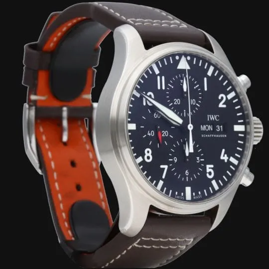 IWC - Montre Pilot Chronograph en acier sold by 58 Facettes product image thumbnail 3
