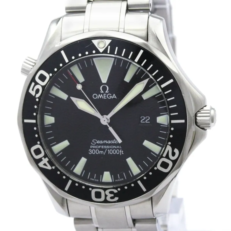 Omega Seamaster Professional 300M - Montre quartz en acier made by 58 Facettes