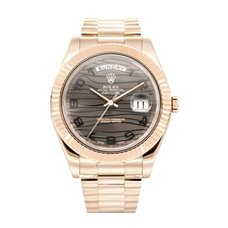 Rolex Day-Date - Montre automatique en or rose made by 58 Facettes