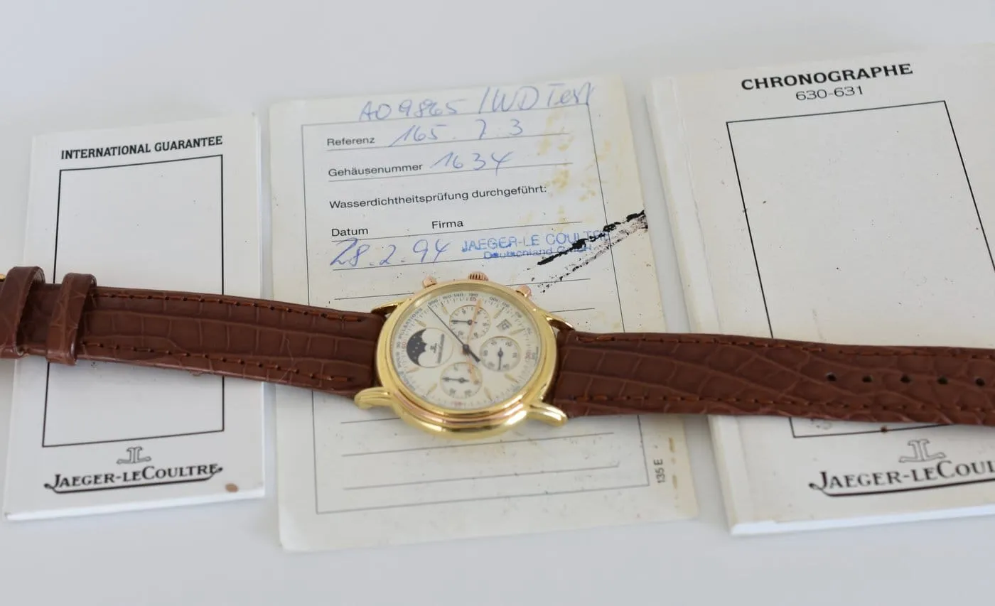 Jaeger-LeCoultre Odysseus - Montre chronographe phase de lune en or 18 carats sold by 58 Facettes product image thumbnail 4