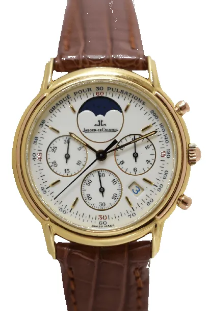 Jaeger-LeCoultre Odysseus - Montre chronographe phase de lune en or 18 carats sold by 58 Facettes