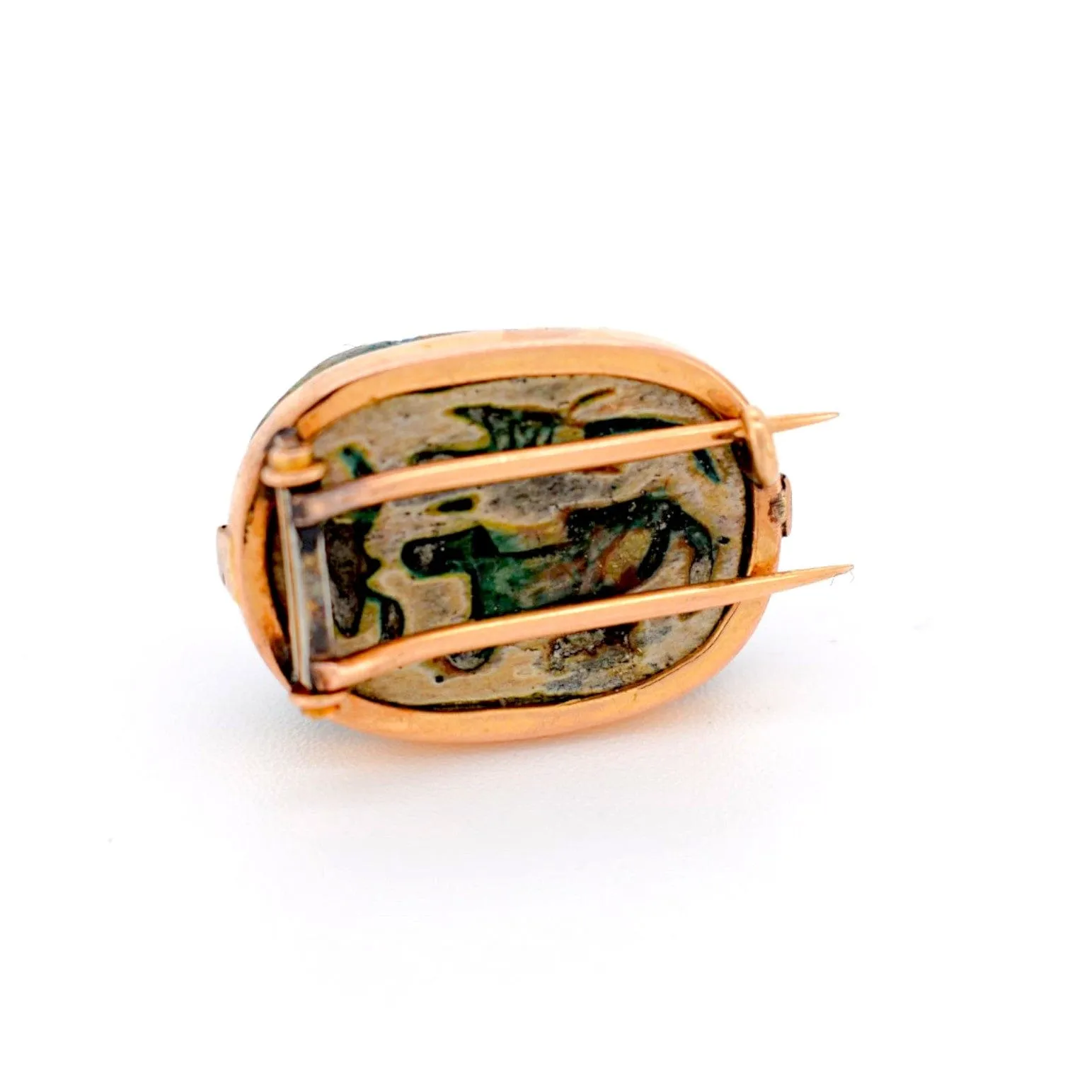 Égypte ancienne - Broche scarabée en or avec hiéroglyphes sold by 58 Facettes product image thumbnail 4