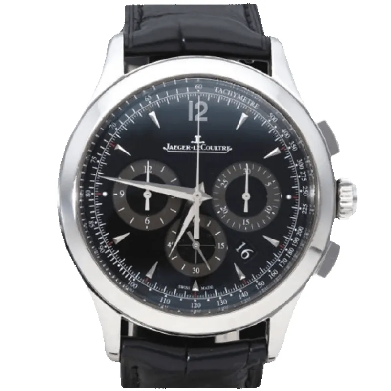 Jaeger-LeCoultre Master - Montre chronographe en acier made by 58 Facettes