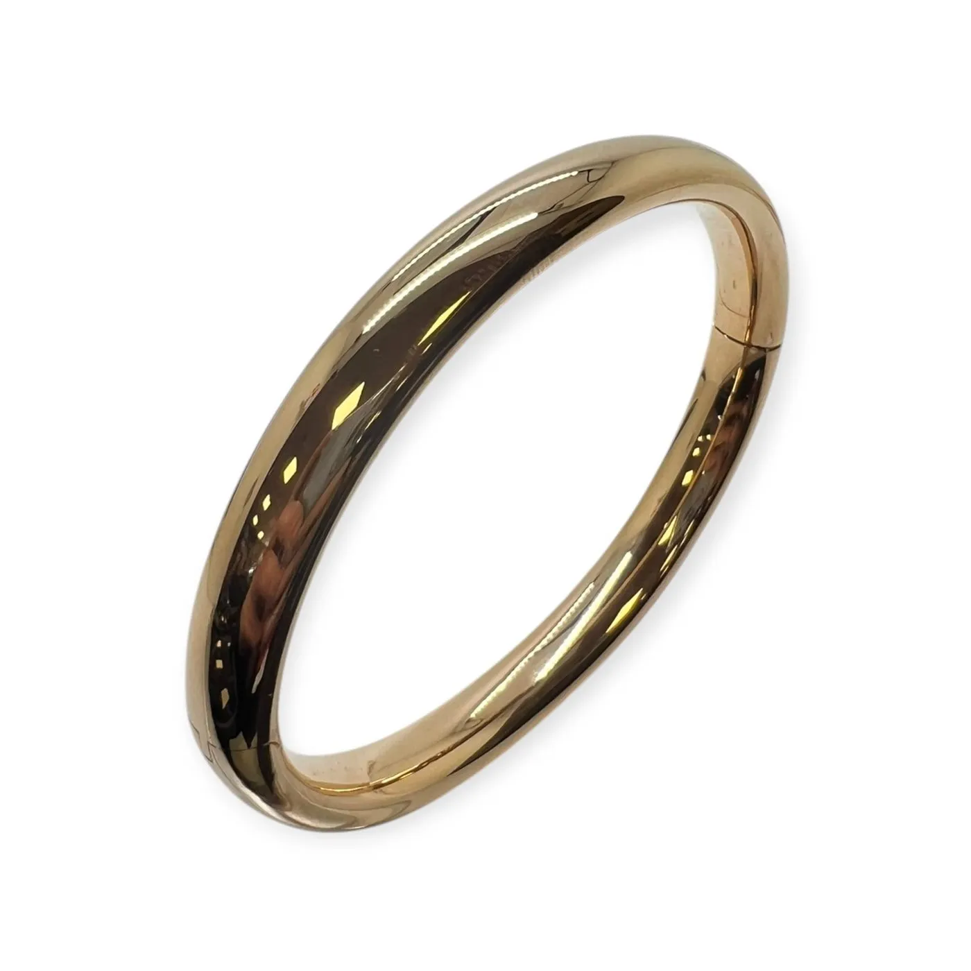 Bracelet demi-jonc ouvrant en or jaune sold by 58 Facettes product image thumbnail 2