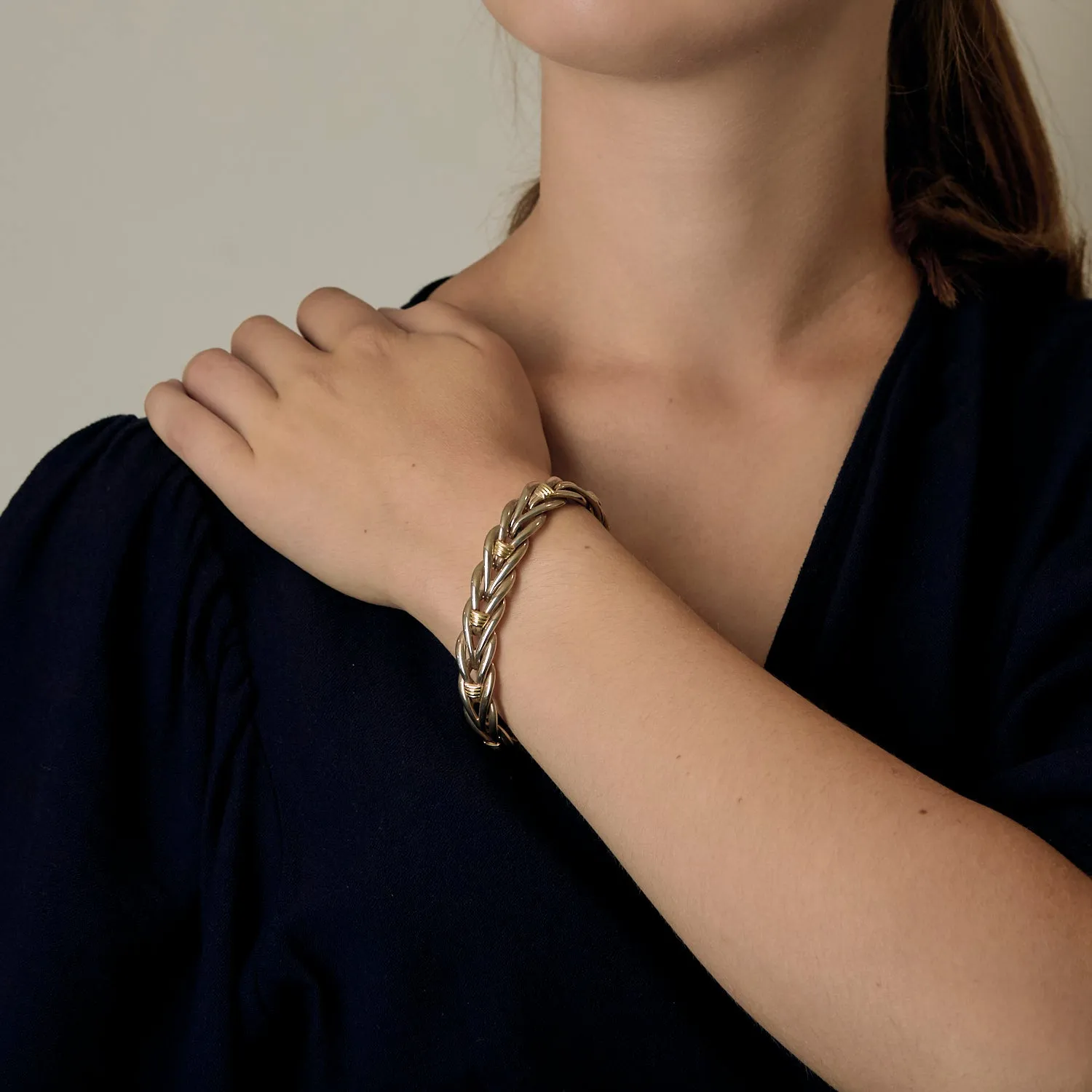 Christofle - Bracelet Or jaune 18k et Argent sold by 58 Facettes product image thumbnail 2