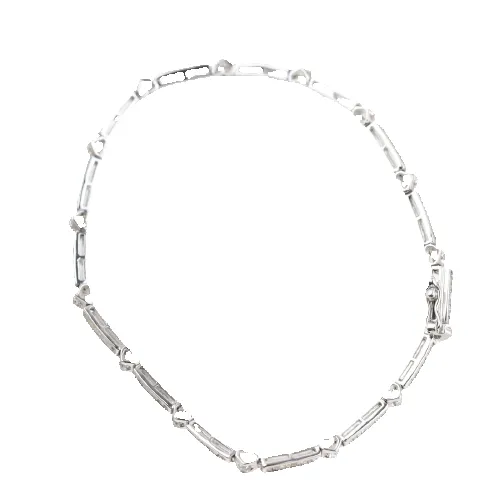 Bracelet en or blanc 18K et diamants 1,06 ct sold by 58 Facettes