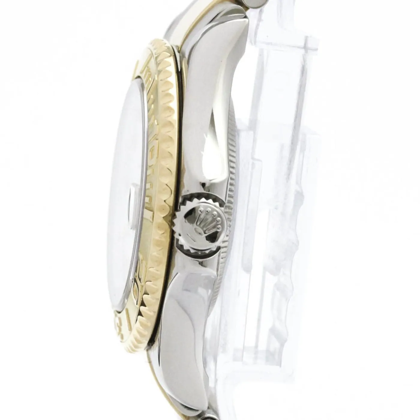 Rolex Oyster Perpetual Yacht-Master - Montre en acier et or jaune sold by 58 Facettes product image thumbnail 4