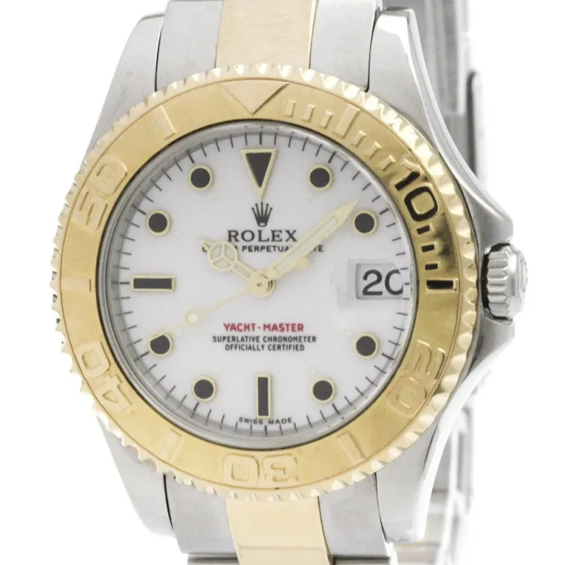 Rolex Oyster Perpetual Yacht-Master - Montre en acier et or jaune made by 58 Facettes