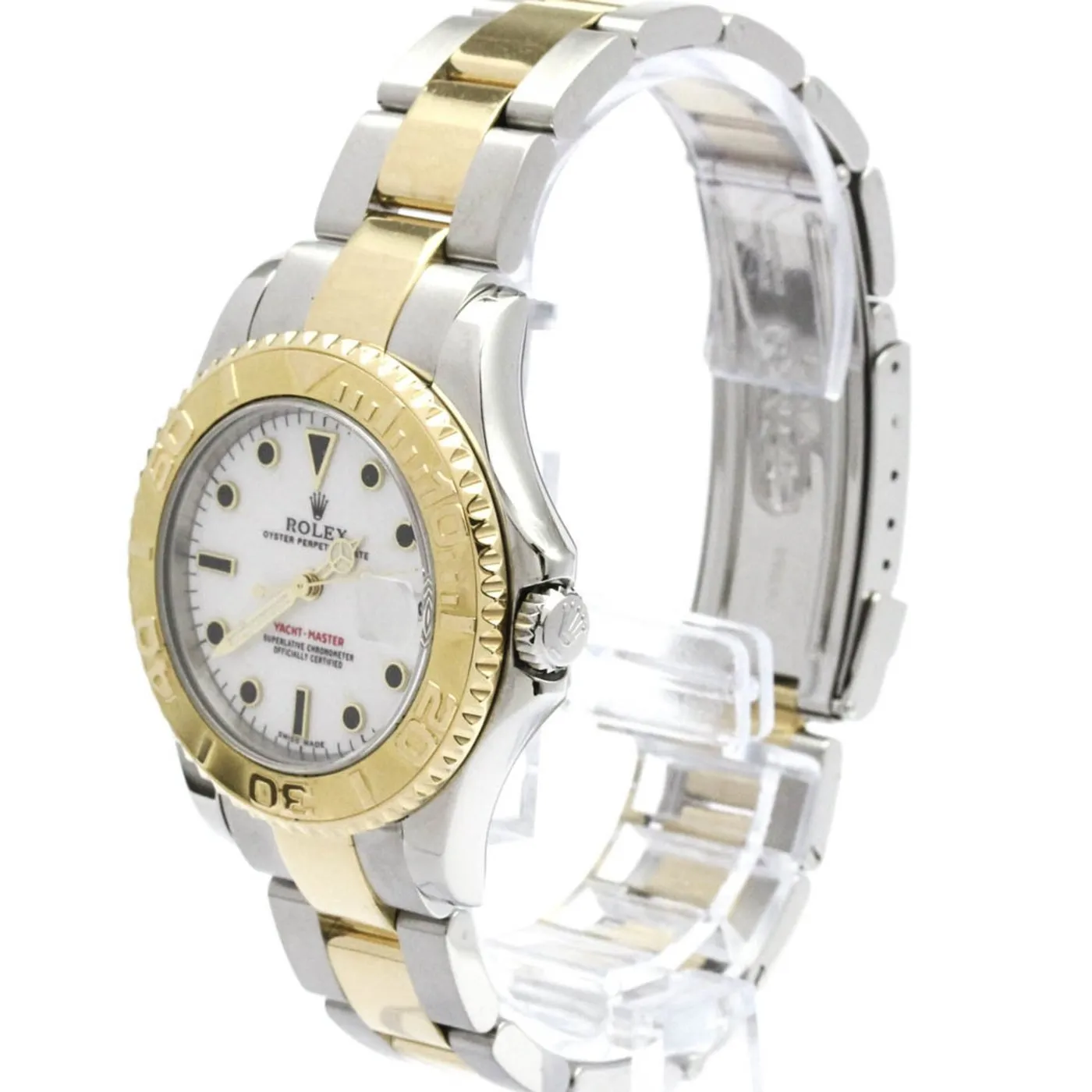Rolex Oyster Perpetual Yacht-Master - Montre en acier et or jaune sold by 58 Facettes product image thumbnail 2